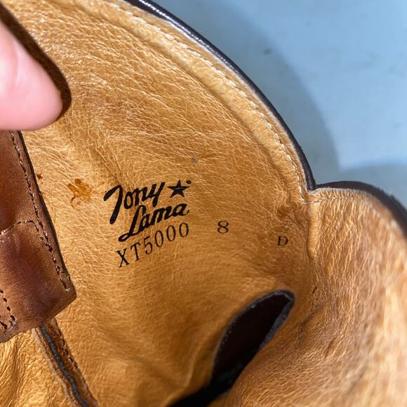 Tony Lama XT5000 Size 8D Western Cowboy Boots See Description main image 5